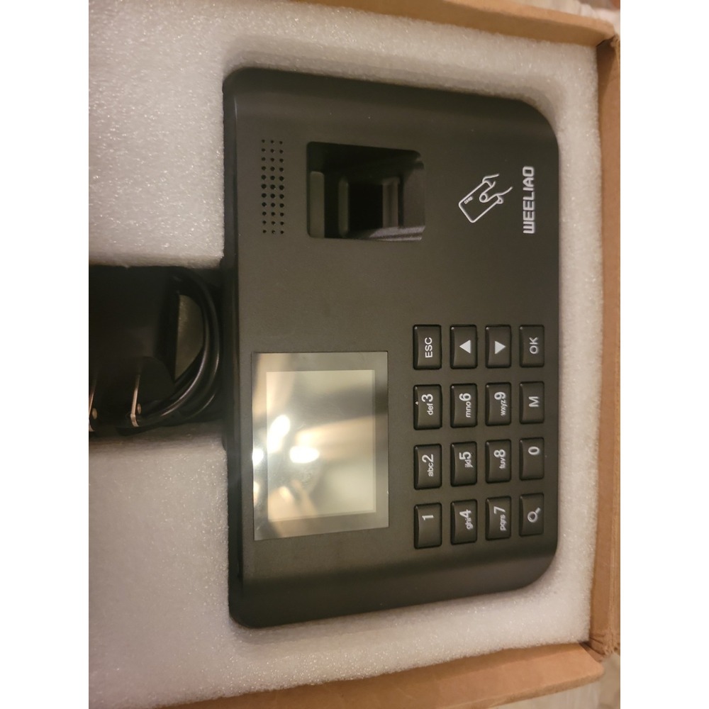 Finger/Card/Code Time Attendance Clock - Picture 3 of 3